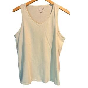 Size Small Celery Green Tank top Capsule wardrobe Comfy Layering Piece Casual